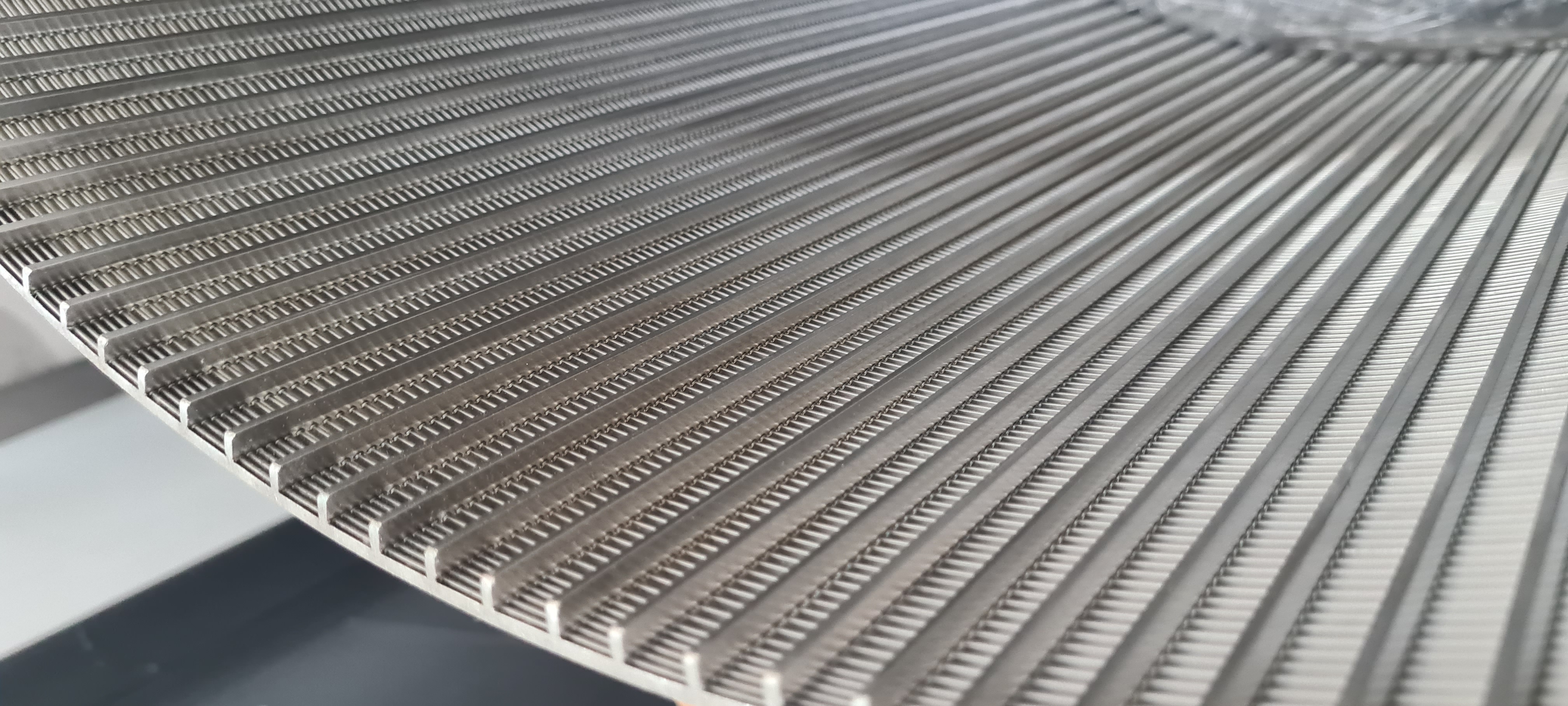 Sieve bend wedge wire screen close-up
